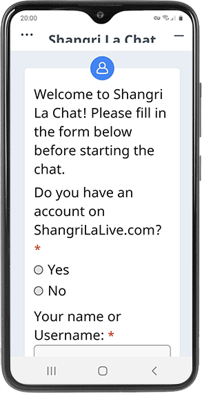 Shangri La live chat